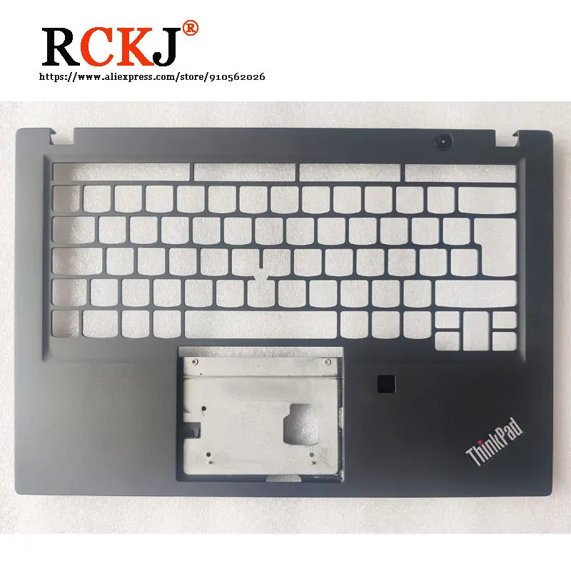 Оригинален Нов за Lenovo ThinkPad T490S T495S Акцент за ръце главни Букви на Клавиатурата Рамка Голям Enter C Капак Черен AM1BR000500 Изображение 0