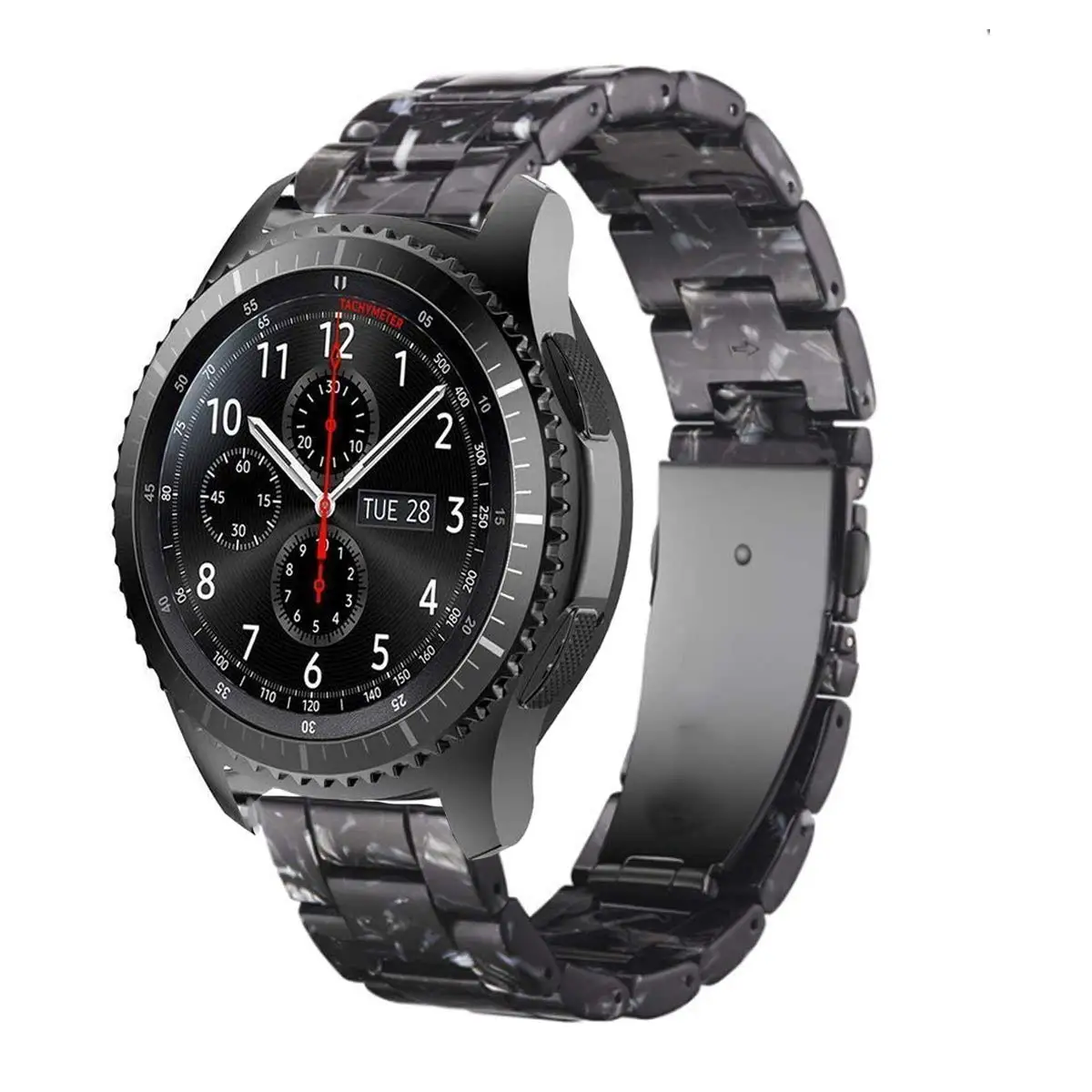 22 мм и Каишка За часовник Samsung Galaxy Watch 3 45 мм Gear S3 Classic/Frontier Каишка от смола, За Huawei Watch GT2 GT2E 46 мм GTR 47 мм Изображение 1