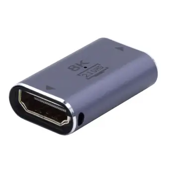 Jimier HDMI Connector, HDMI 2.1 Жена до Женския UHD удължителен кабел Конвертор Съединител на Адаптер Поддръжка на 8 Към 60 Hz HDTV