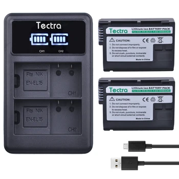 Tectra 2 БР. EN-EL15 ENEL15 Подмяна на Bateria 