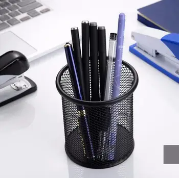 молив, писалка притежател кутия за съхранение на багажник маса канцеларски материали Организатор на Творчески Метална Писалка Притежател на Молив Файл Рафтове За Съхранение на 3 Мрежа за Багаж
