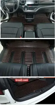 Обичай пълен комплект автомобилни постелки + подложка за багажника за Honda Odyssey 7 8 места 2021-2011 водоустойчив трайни килими за Одисей 2020