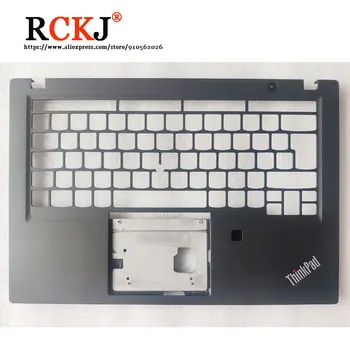 Оригинален Нов за Lenovo ThinkPad T490S T495S Акцент за ръце главни Букви на Клавиатурата Рамка Голям Enter C Капак Черен AM1BR000500